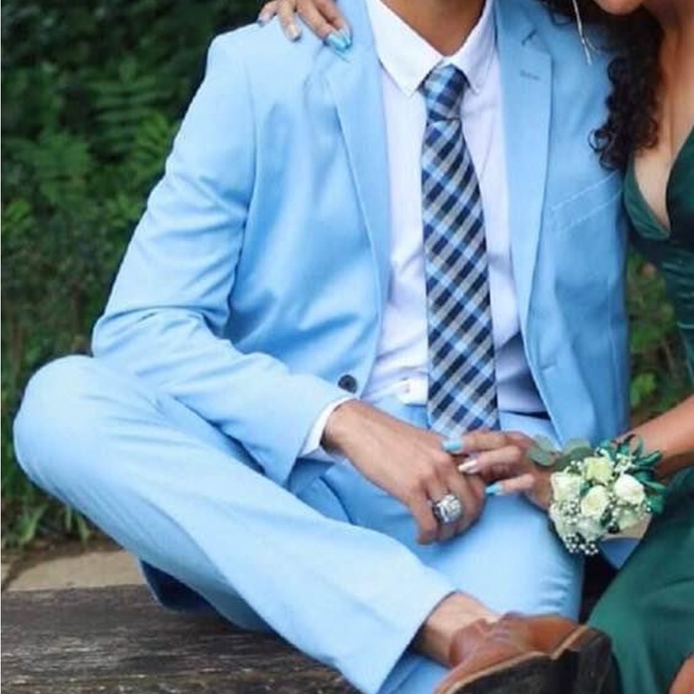 Calvin Klein Sky Blue Suit for Men